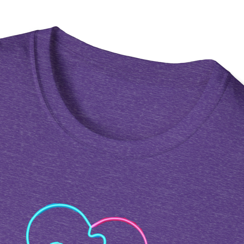 Puzzle Time Neon Heart T-Shirt