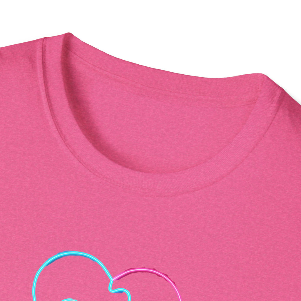 Puzzle Time Neon Heart T-Shirt