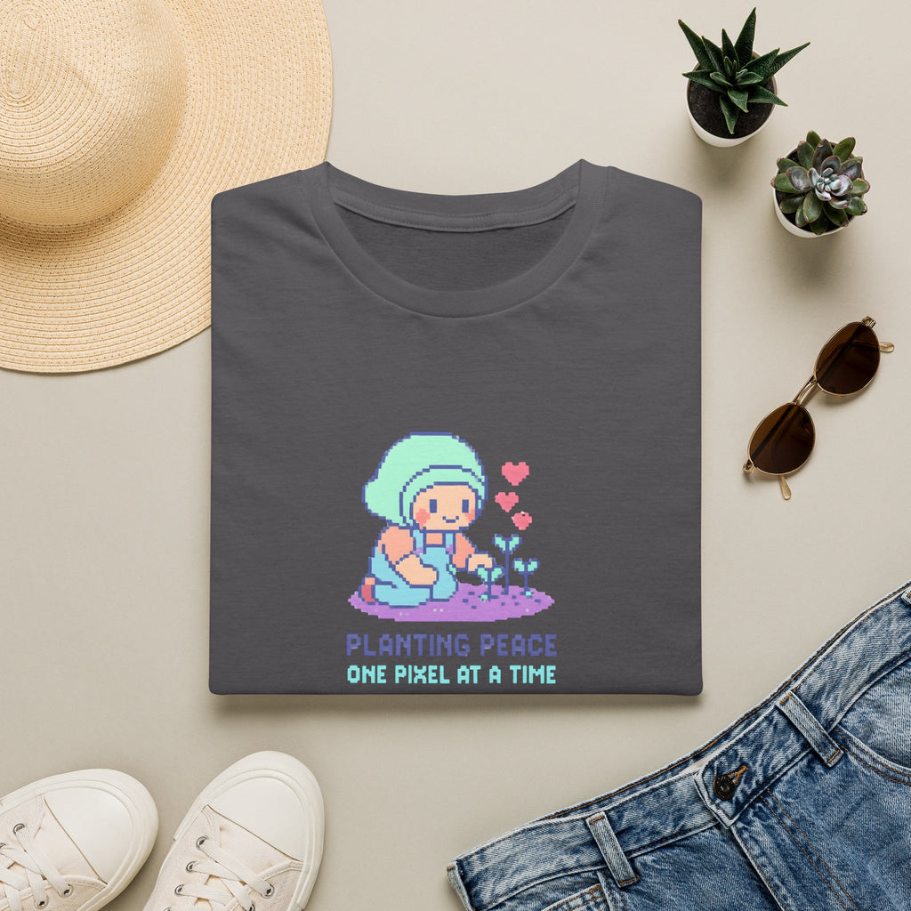 Planting Peace Pixel Art T-Shirt