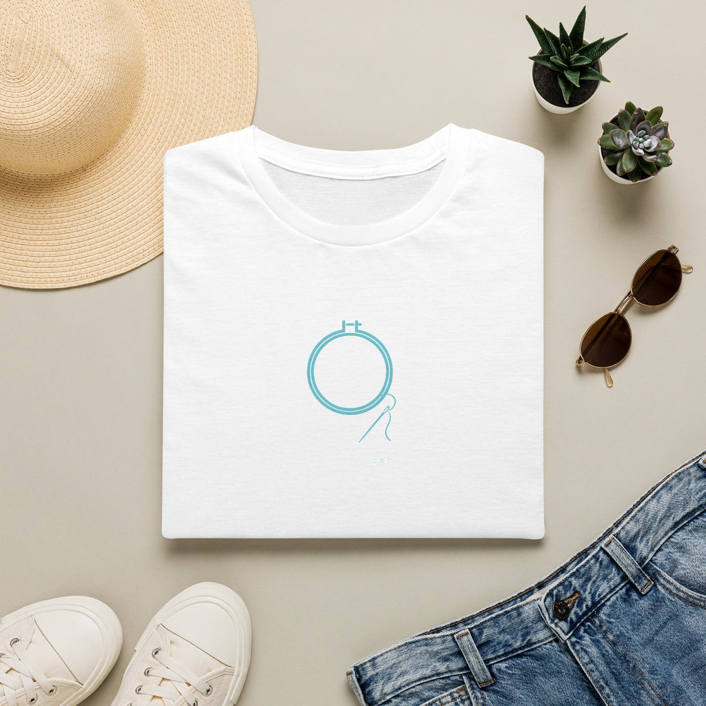Embroidery Hoop with Thread T-Shirt